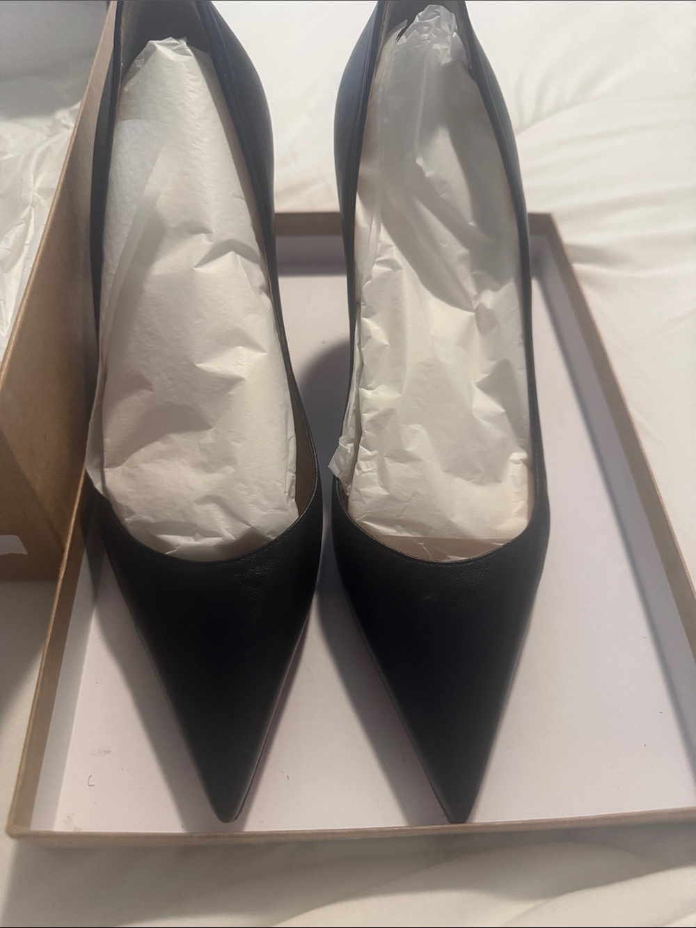 Christian Louboutin Clare 80 Black Nappa Leather Pumps